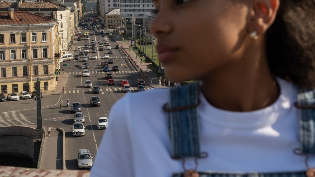 Black girl reflecting on her feelings