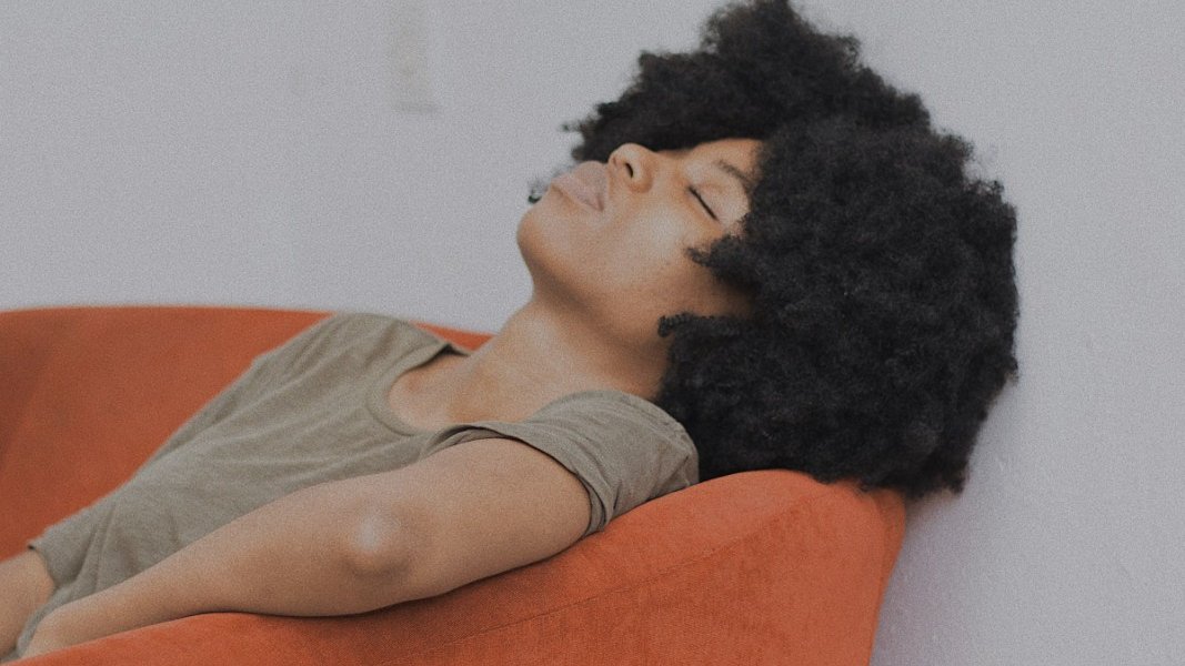 A woman feeling overwhelmed with responsibilities